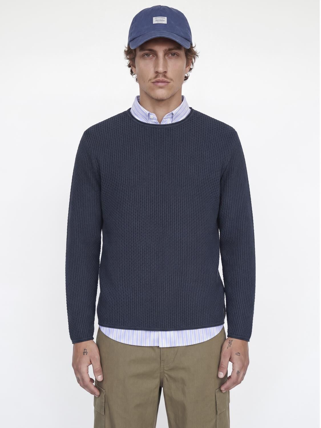 Jprblumason Knit Crew Neck Sn