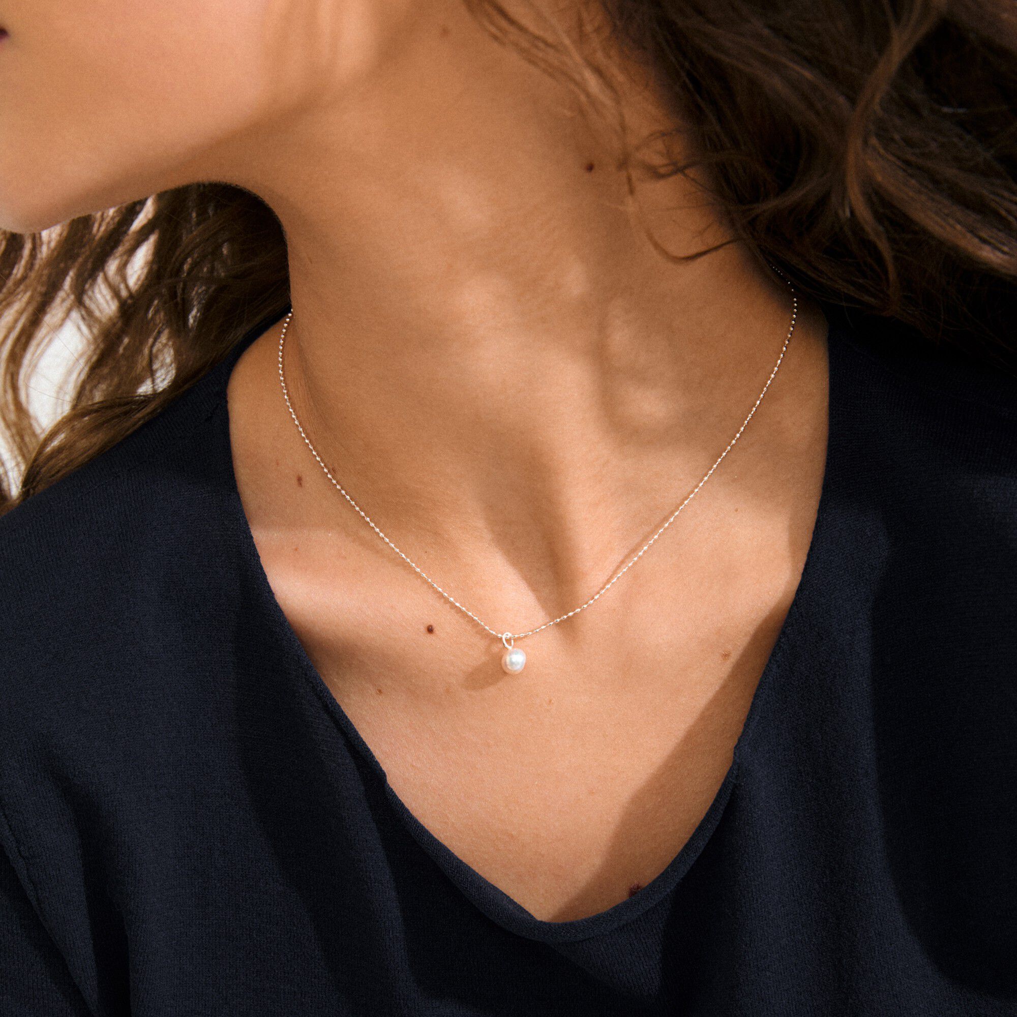 HADLEY necklace silver-plated