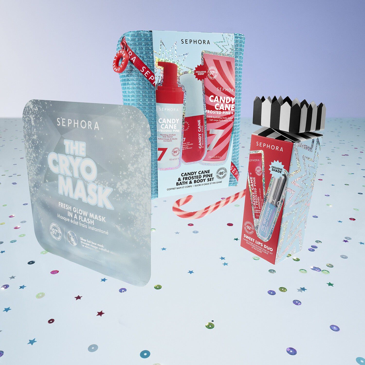 SWEET LIPS DUO - S&aelig;t med to fugtgivende l&aelig;beplejeprodukter i limited e