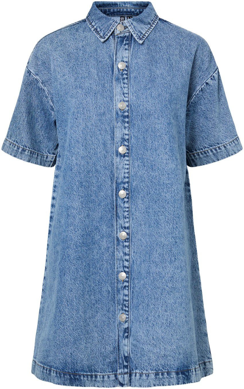 PCSKY SS A-SHAPE DENIM DRESS NOOS B