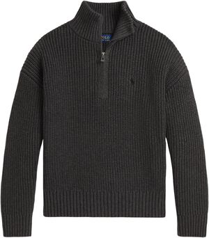 Cotton Half-Zip Sweater Teens