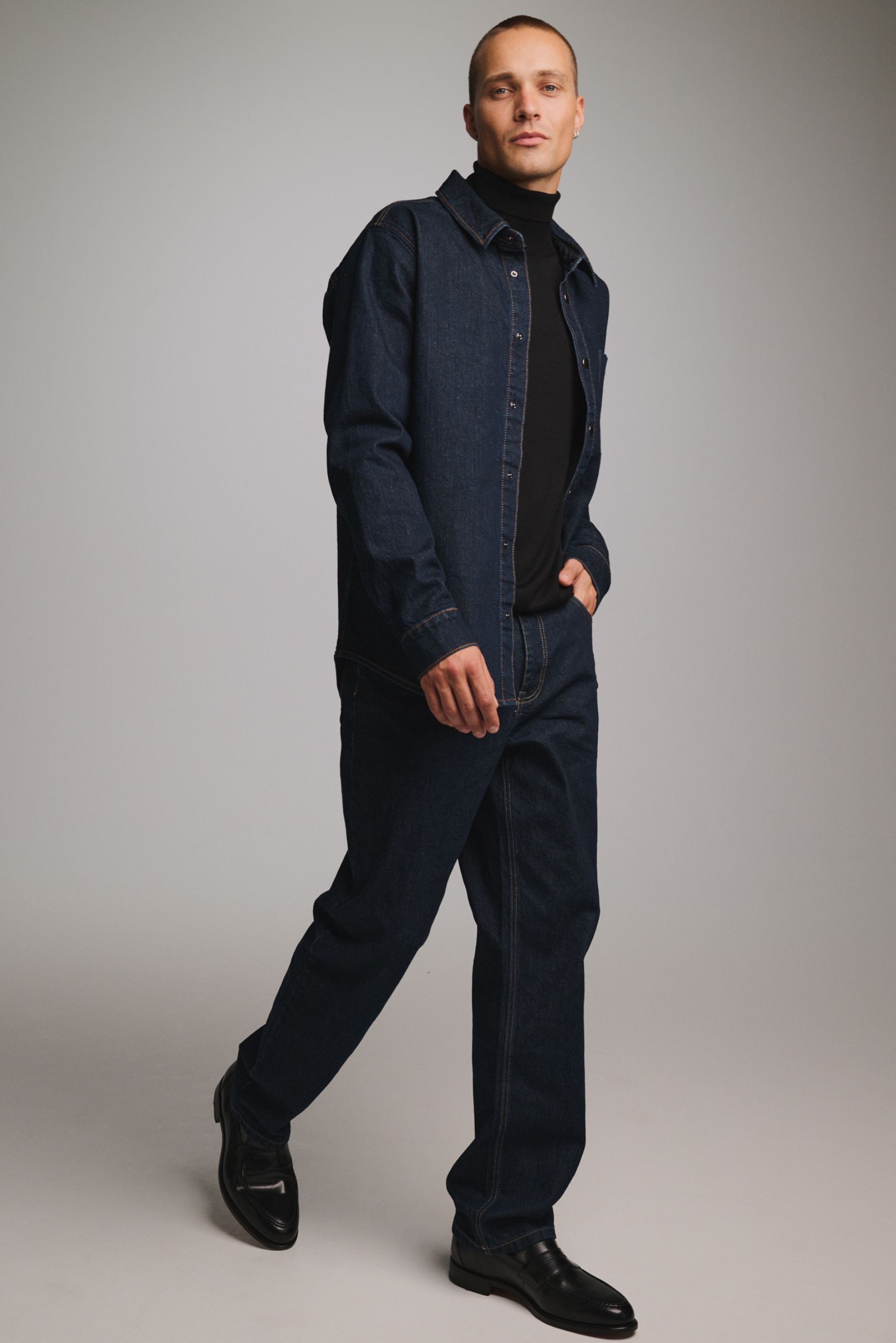 Domenic 5 Denim skjorte - GOTS