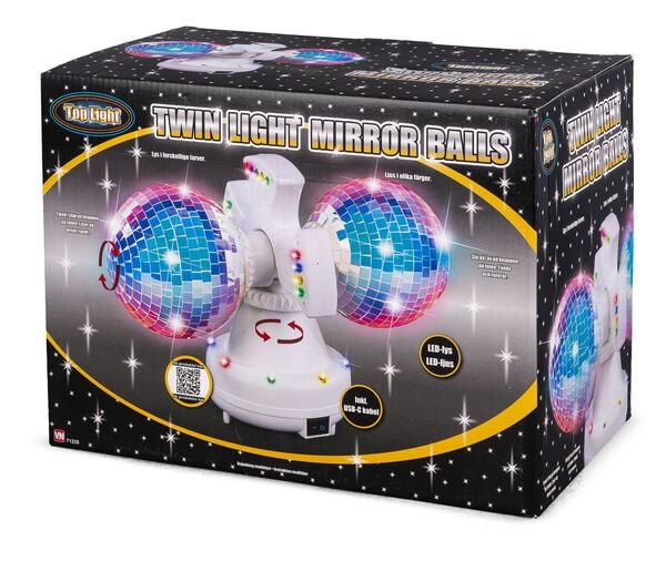 TWIN KUGLERmRAINBOW LYS