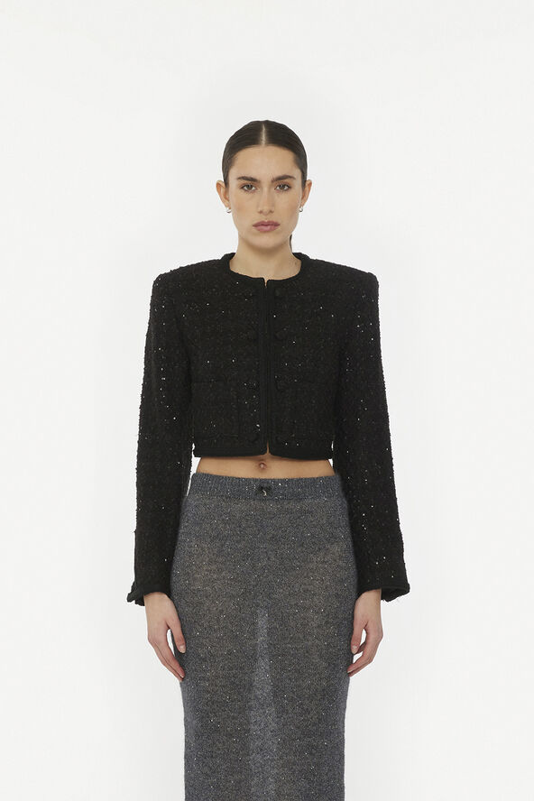 BOUCLE CROP JACKET