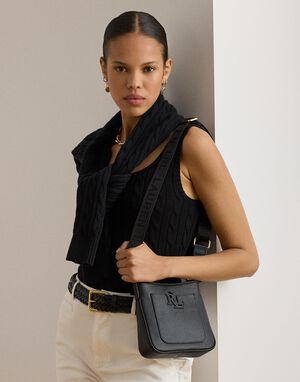 Pebbled Leather Small Cameryn Crossbody