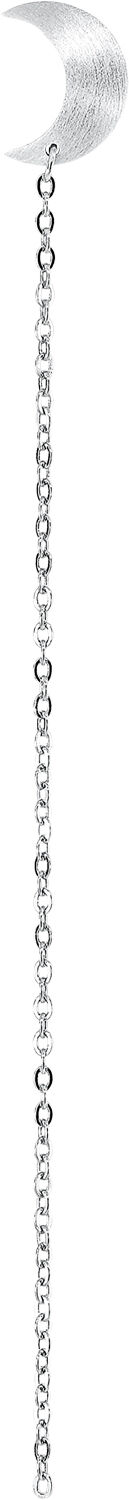 Half Moon Chain Stud