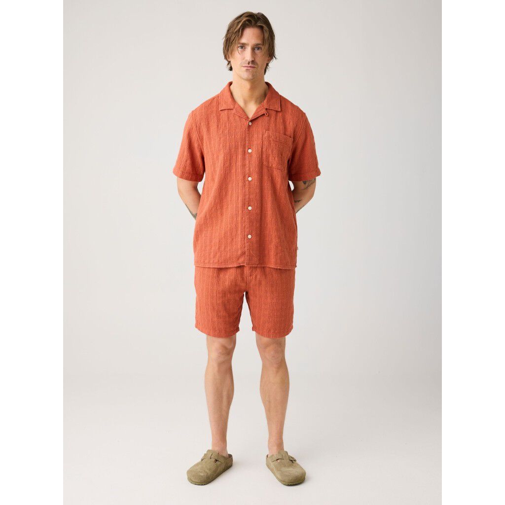 Structure short sleeve shirt