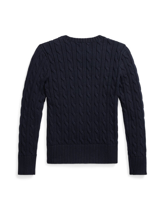 Cable-Knit Cotton Sweater Teens