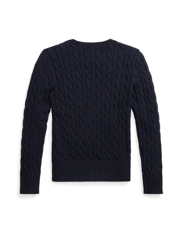 Cable-Knit Cotton Sweater Teens