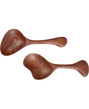 Os Salad Servers - Dark Brown