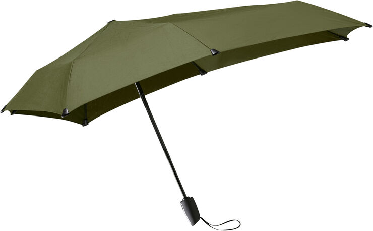 Senz Mini Automatic foldable storm umbrella cedar green