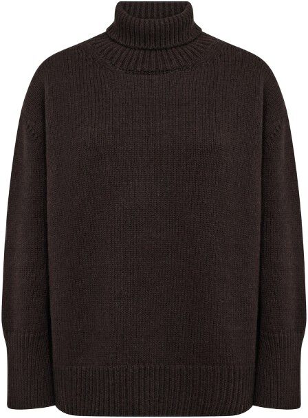 LR-PERLE 3 Pullover M&oslash;rk brun