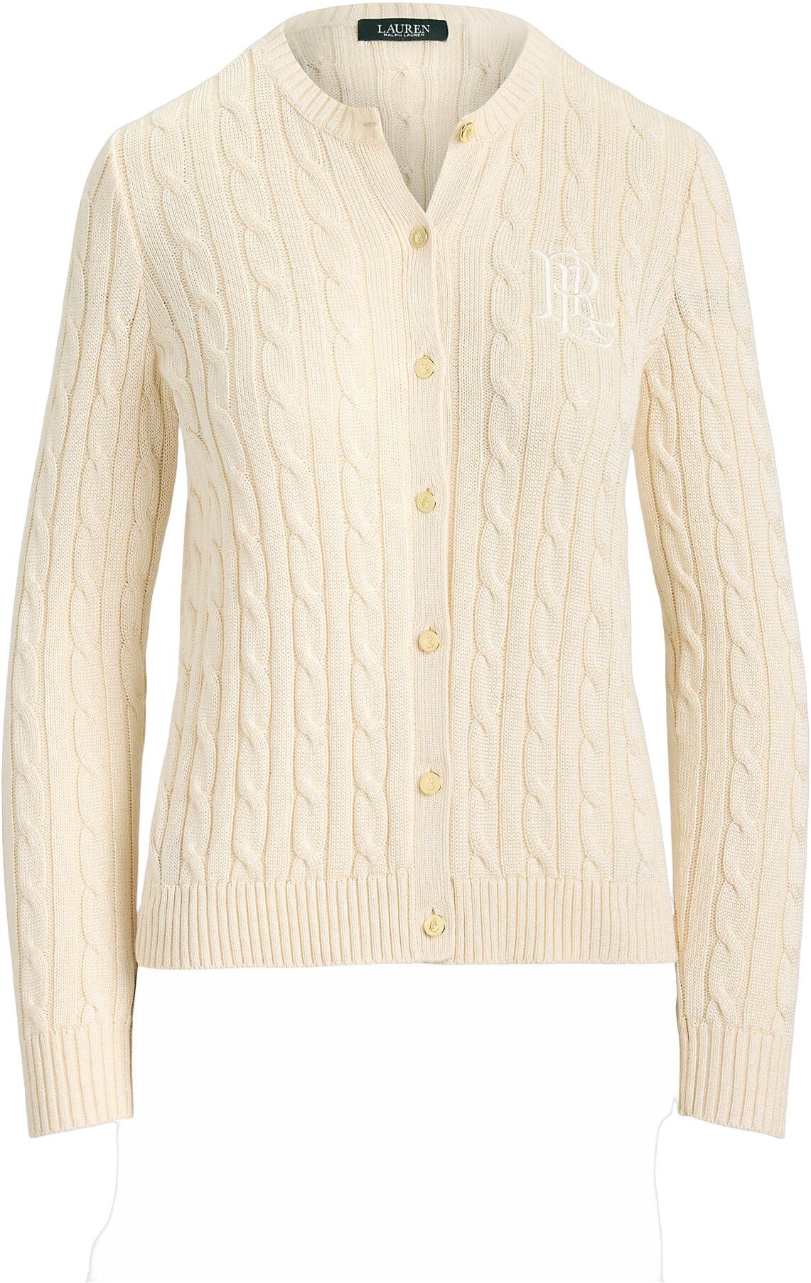 Cable-Knit Cotton-Blend Cardigan