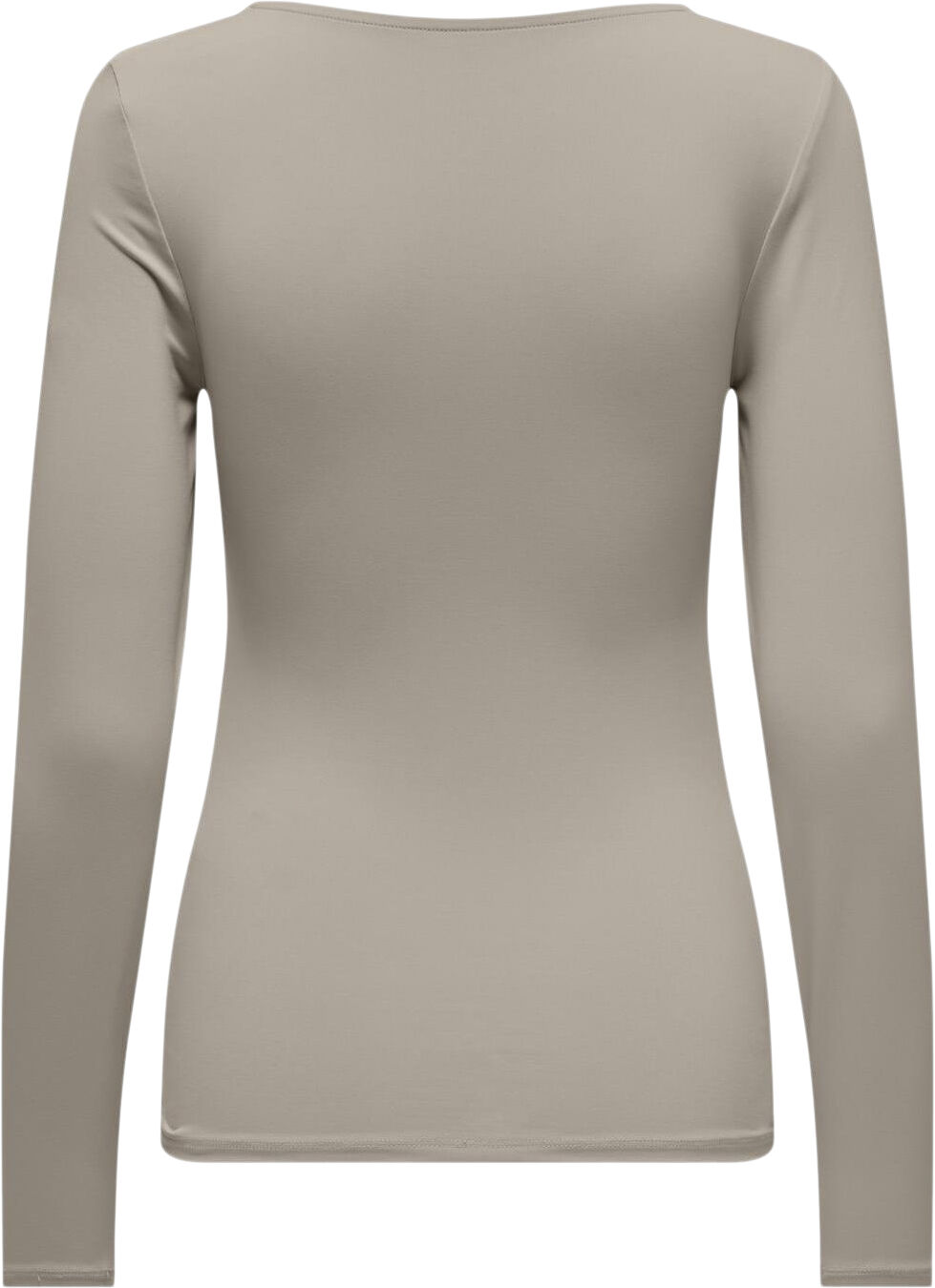 ONLEA L/S 2-WAY DEEP NECK TOP JRS N