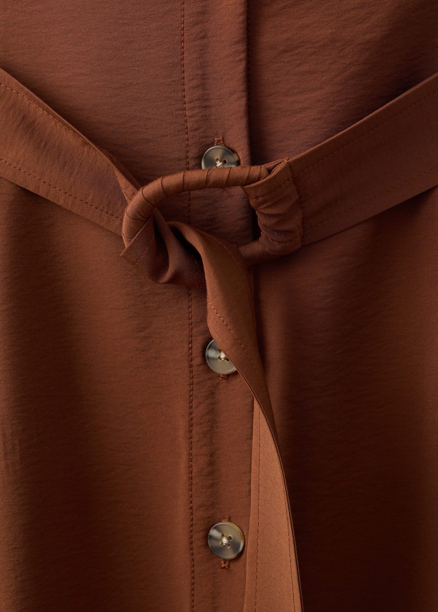 Belt shirt dress