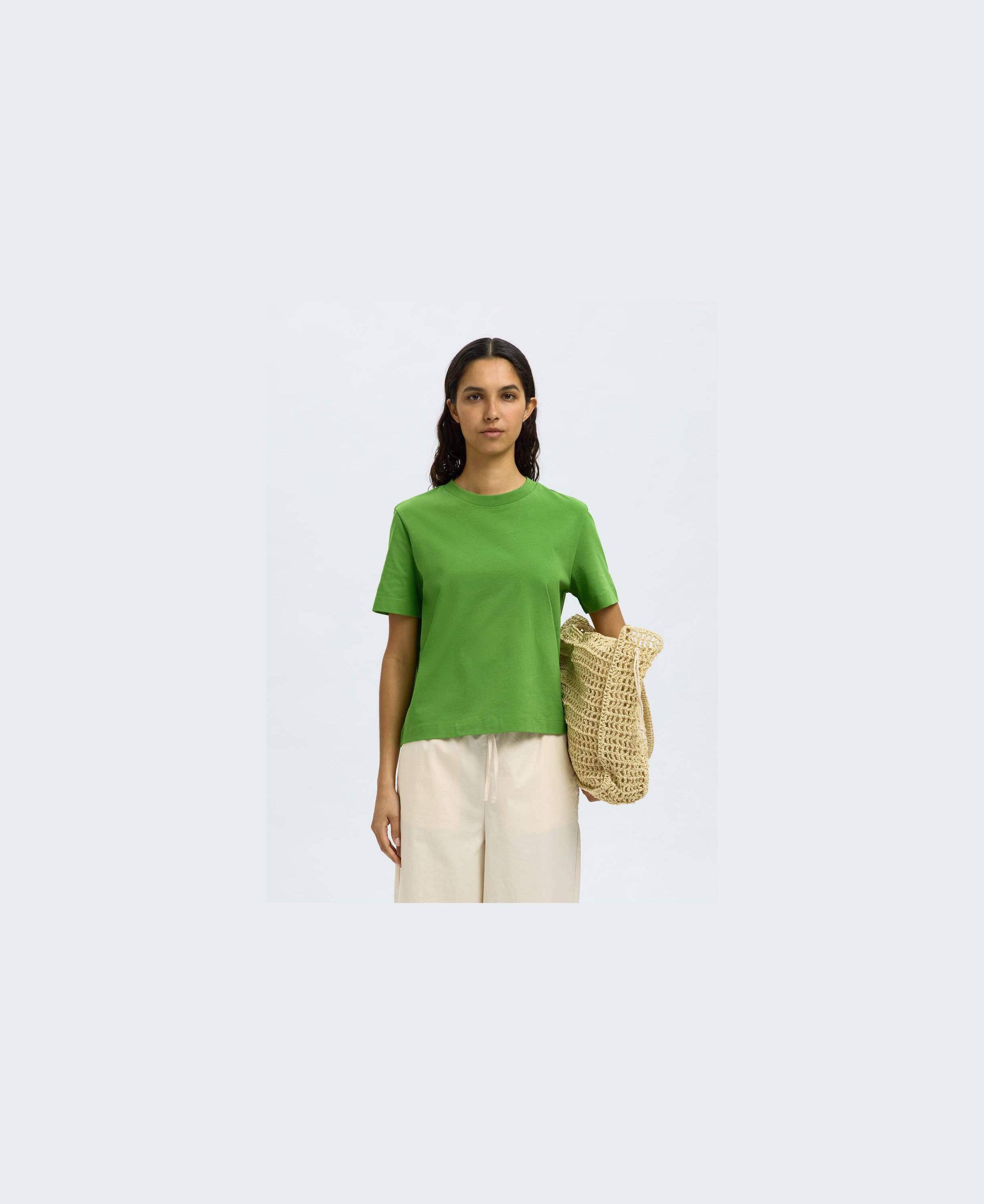 SLFESSENTIAL SS BOXY TEE NOOS