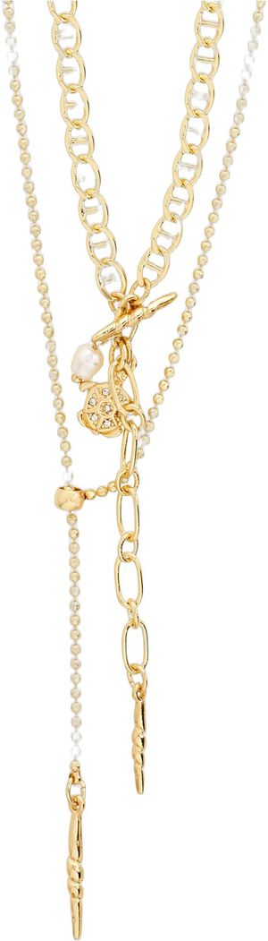 BREEZE necklace 2-in-1 set gold-plated