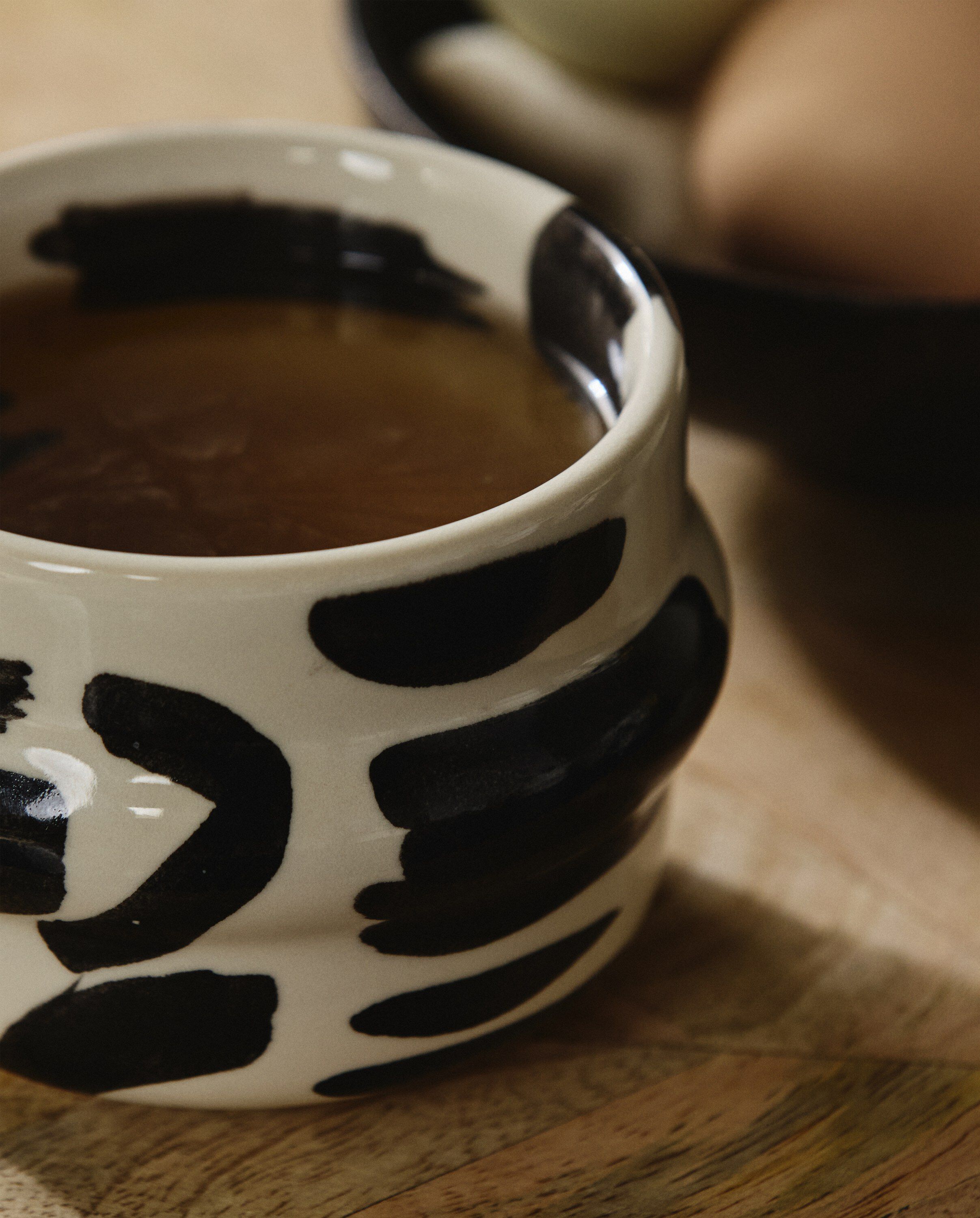 YSIA cup, colorblock - black/ivory