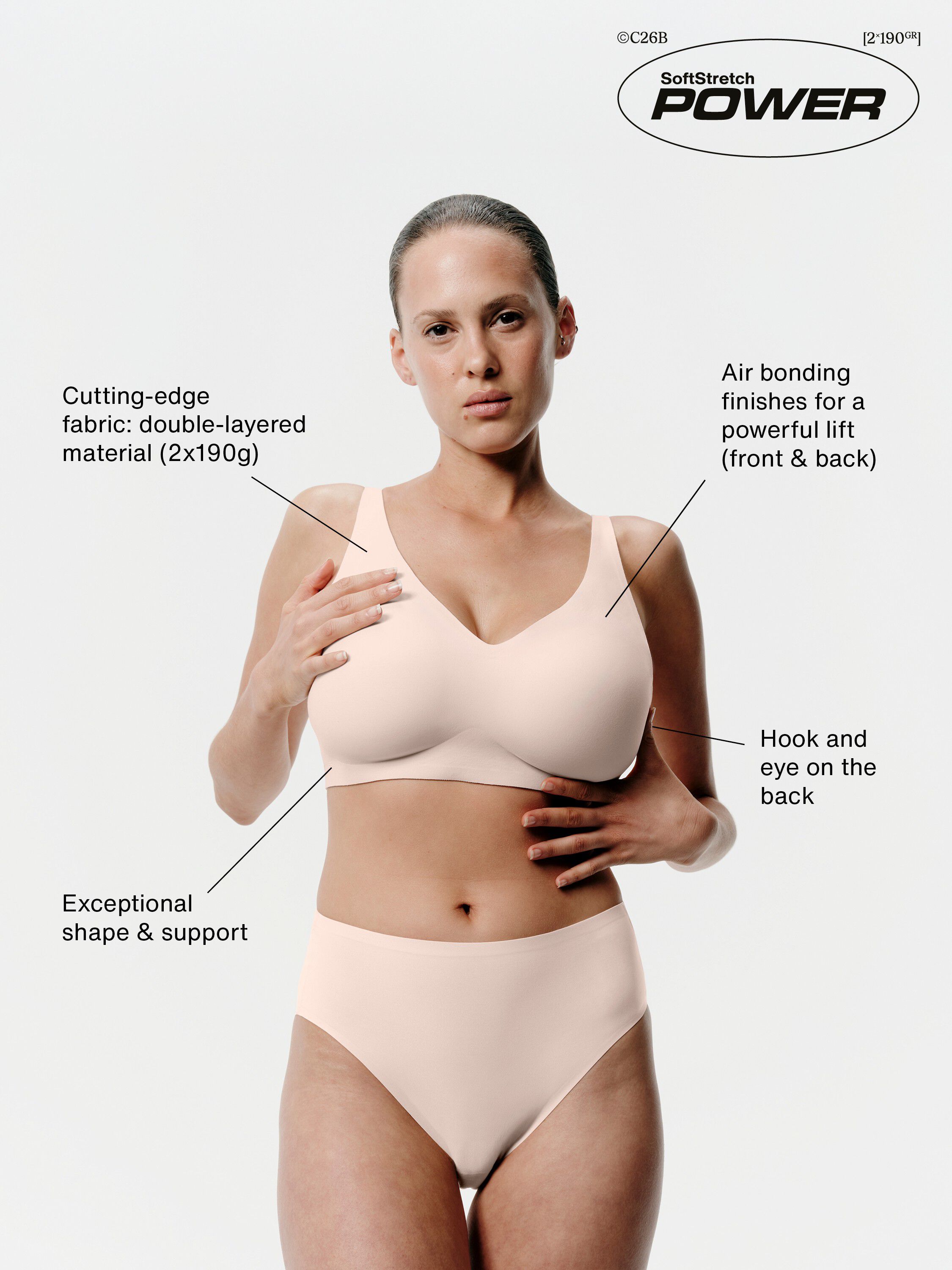 SoftStrech Power support bra