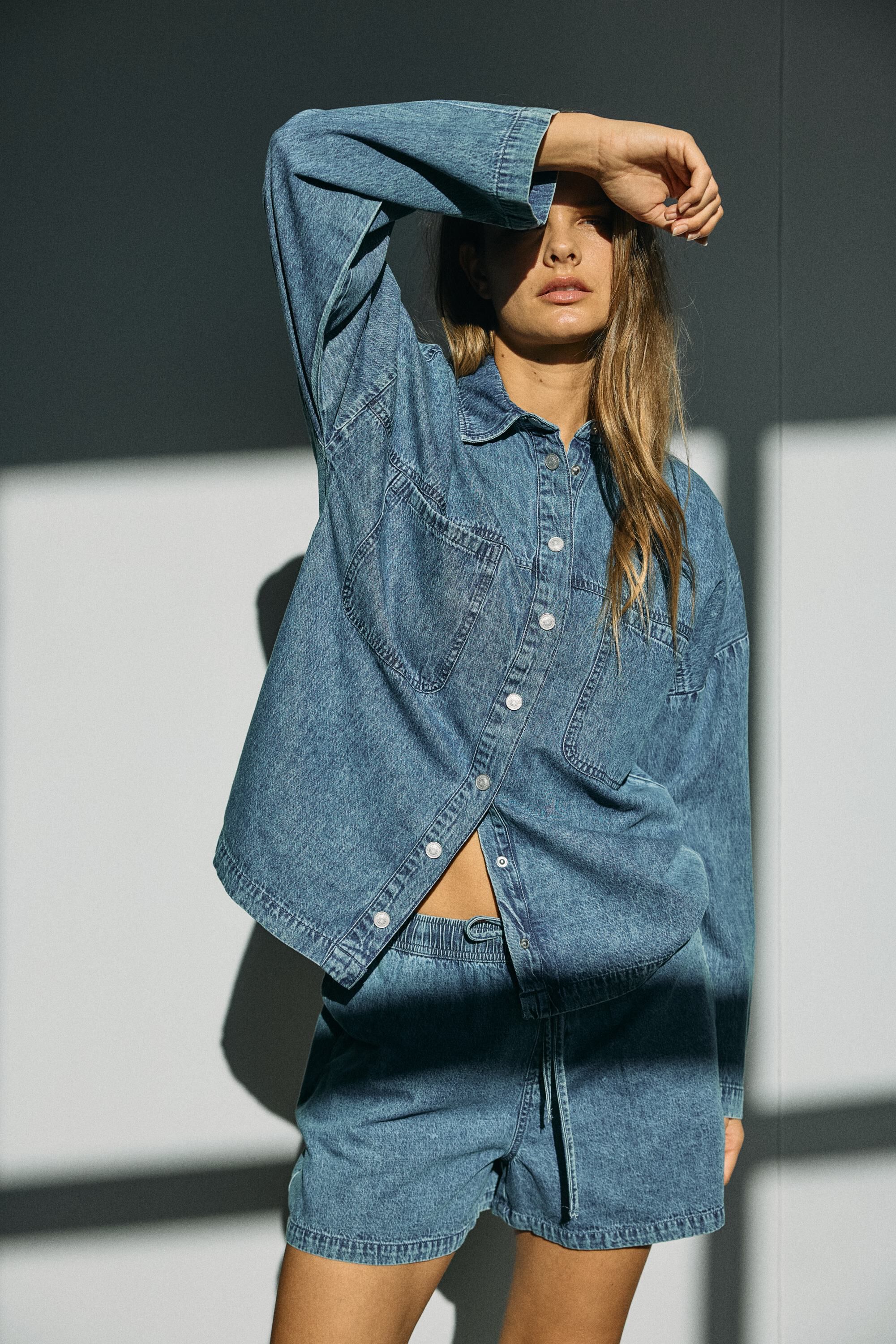 Oversize-skjorte Nmenza L/S, Mg004Mb Noos