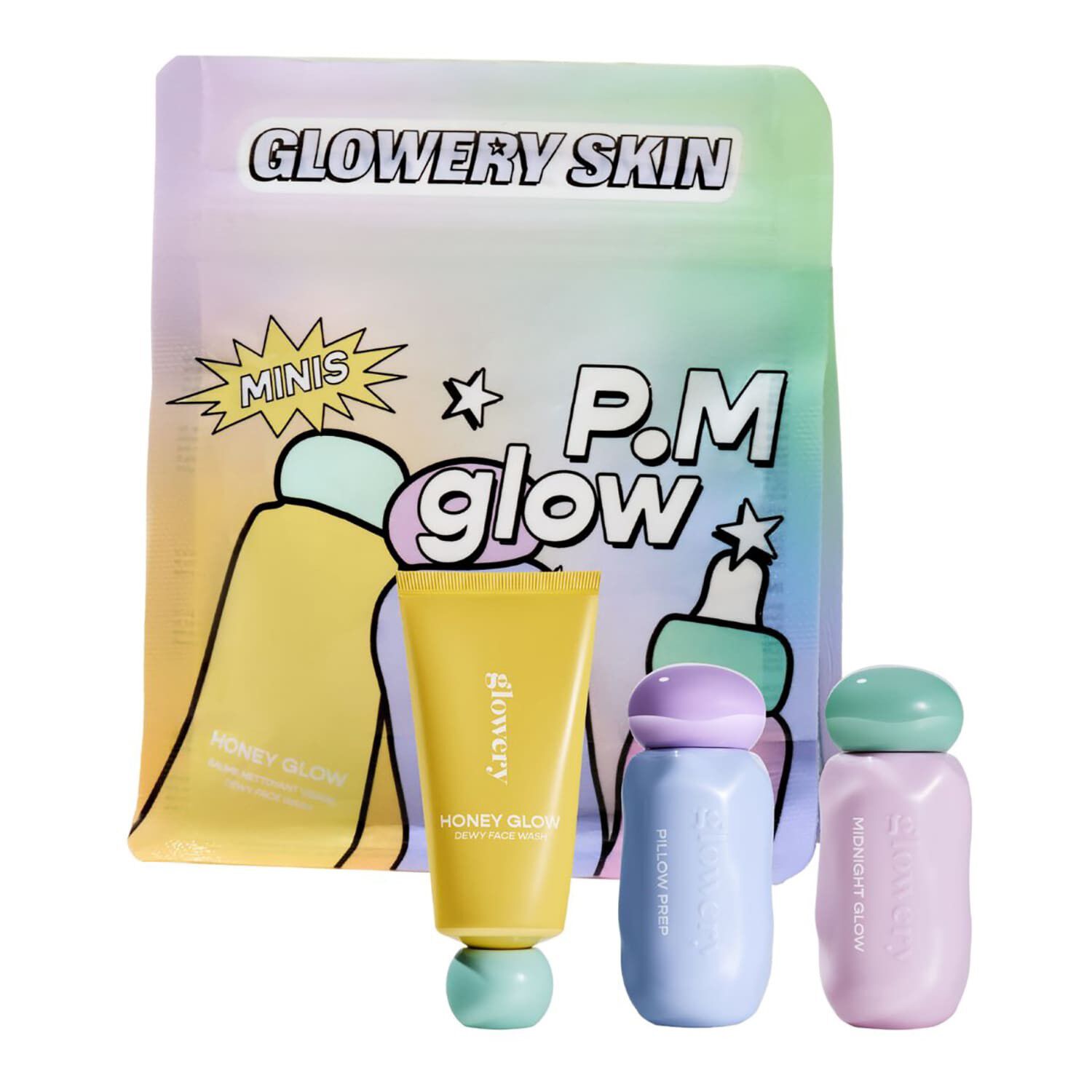 Minis P.M. Glow Nattrio til reparation af hudbarrieren