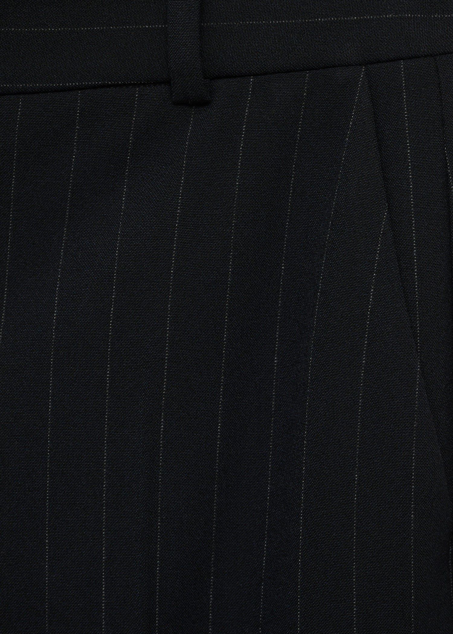 Straight-fit suit trousers