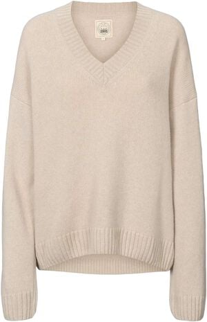 Elvira Lambswool V-neck Knit