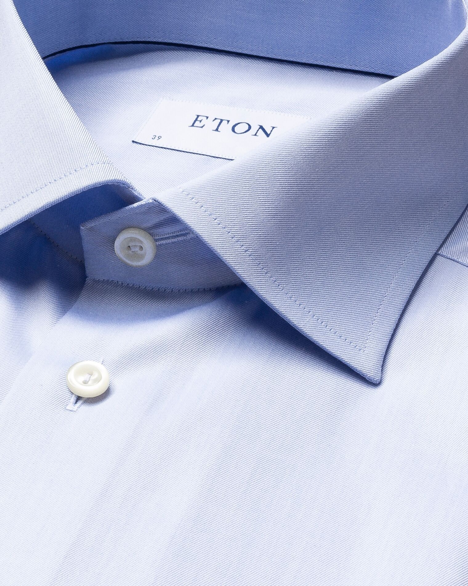 Light Blue Signature Twill Shirt French Cuffs - Contemporary Fit