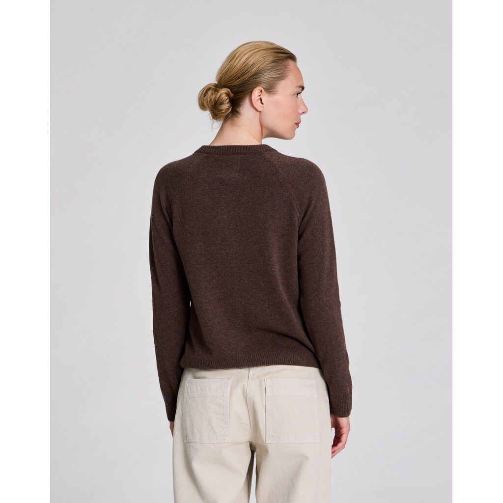 Gry L/S Cardigan Lambswool Knit