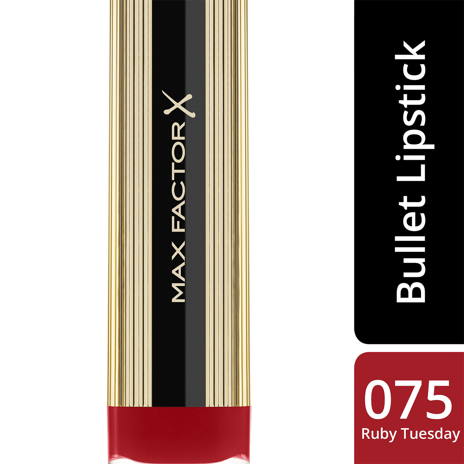 Max Factor Colour Elixir Lipstick, 075 Ruby Tuesday, 4g