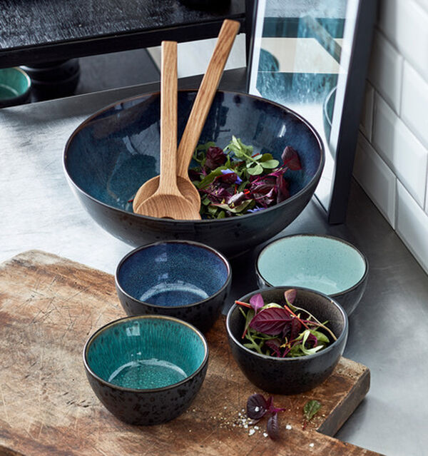 Skål 12 cm sort/lilla