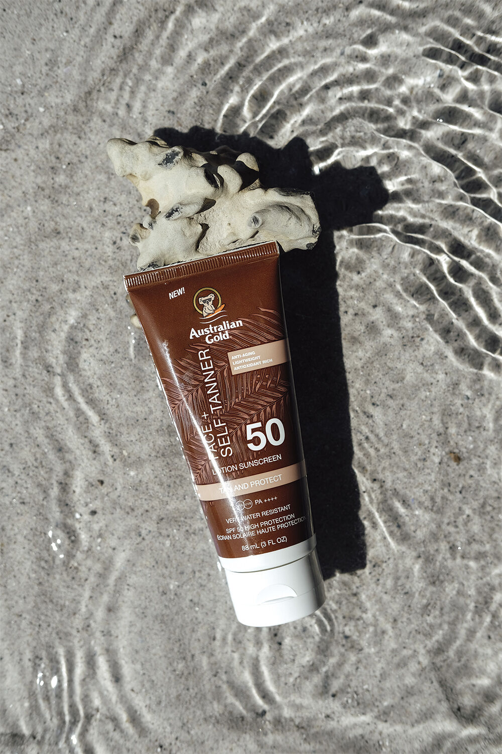 Instant Bronzer Face med selvbruner SPF 50