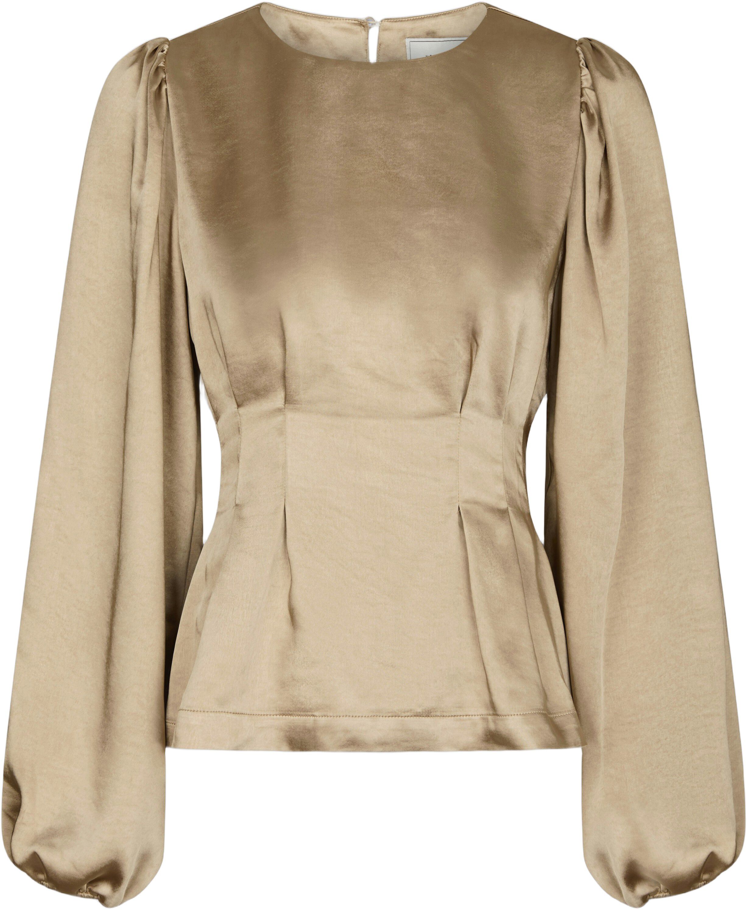 Vanya Crushed Sateen Blouse