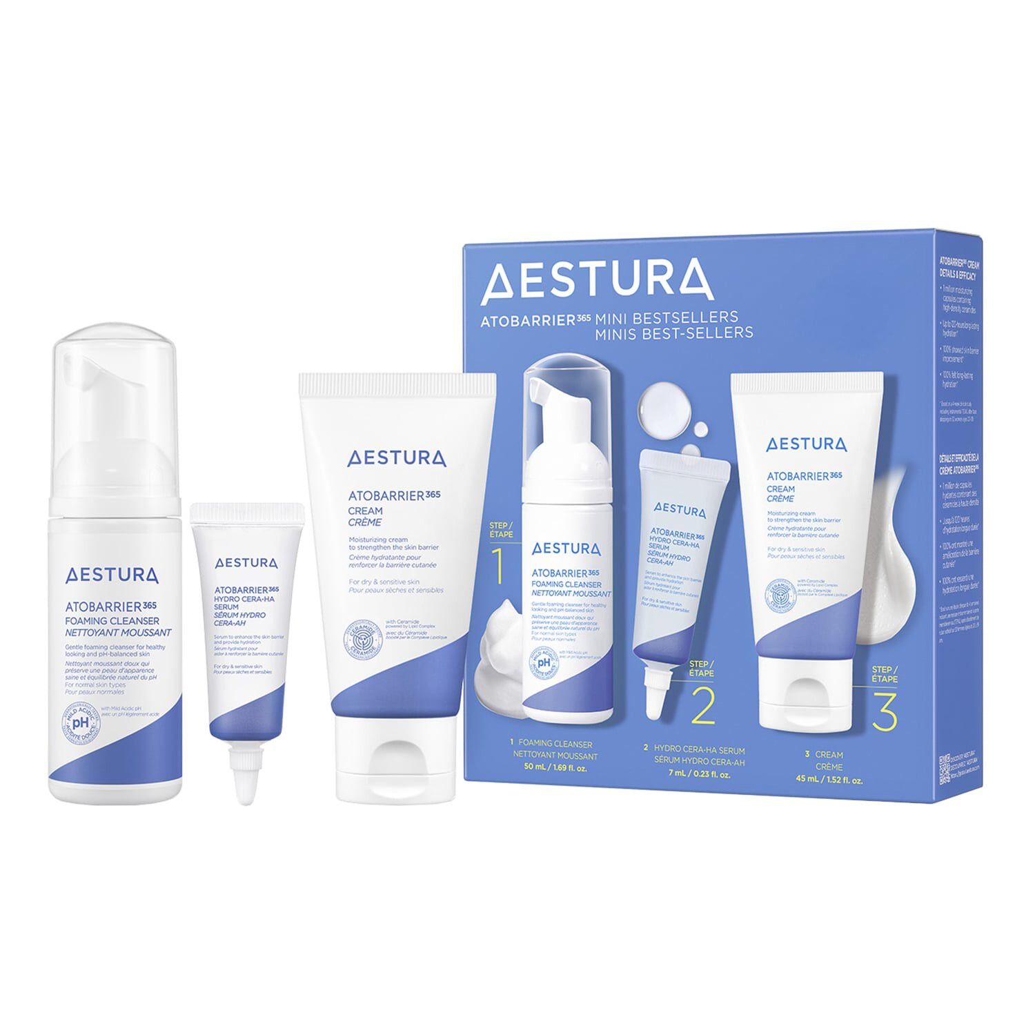 ATOBARRIER365 bestseller kit - Minis Bestsellers ansigtspleje til sens