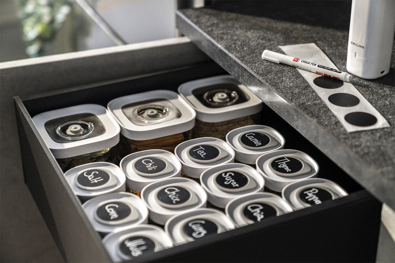 Fresh & Save CUBE S&aelig;t S6 gennemsigtig-hvid