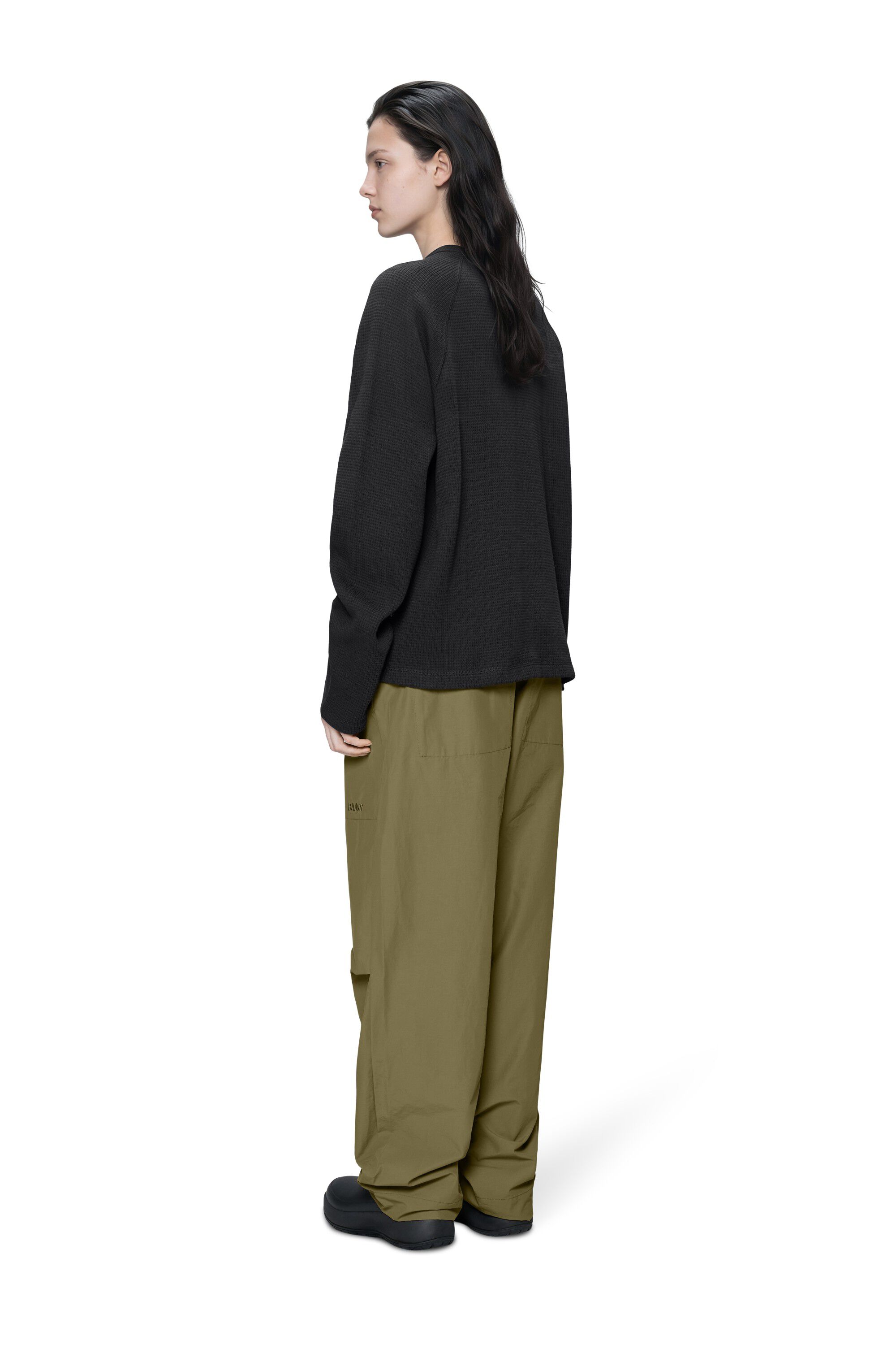 Waffle Long Sleeve T-Shirt Rains