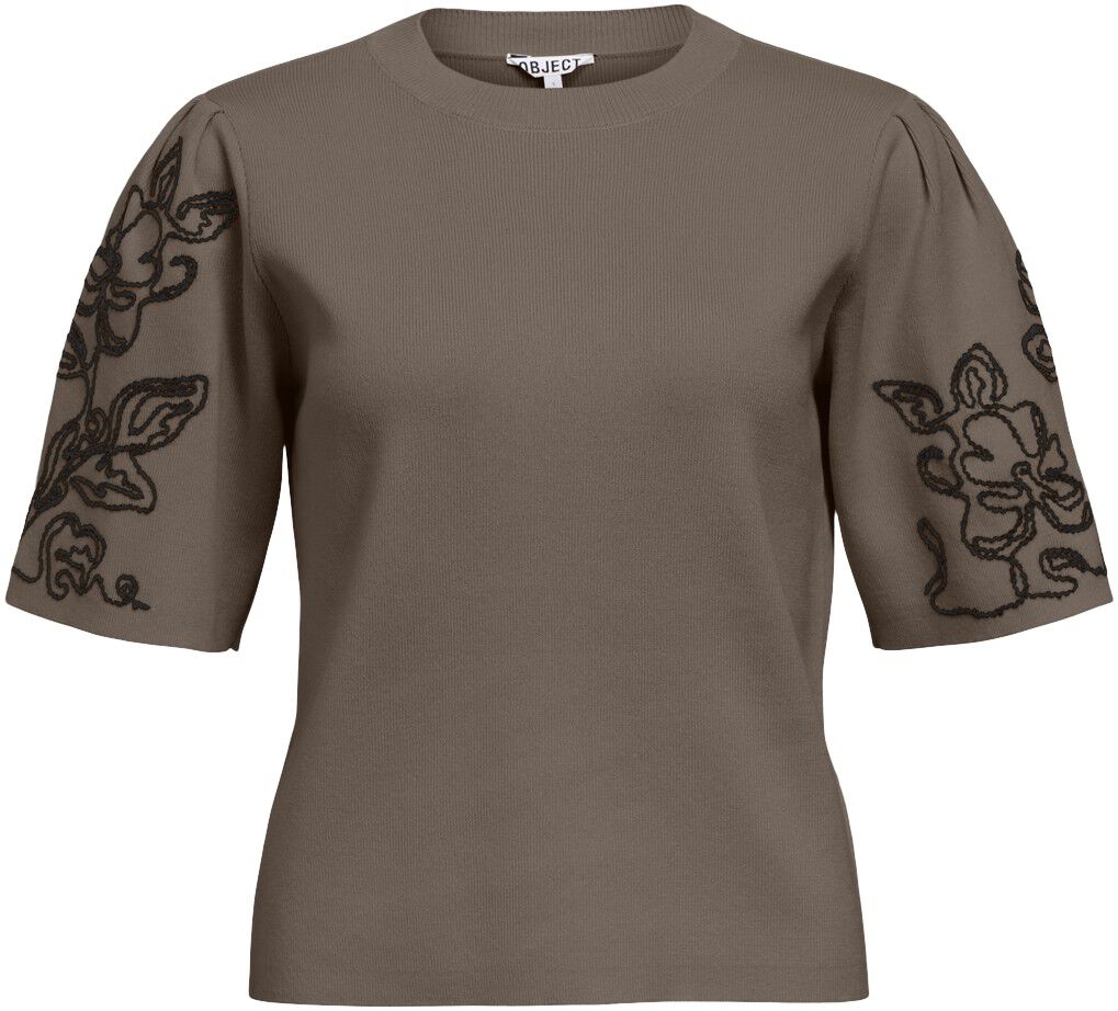 OBJFLORA 2/4 RE KNIT PULLOVER 143