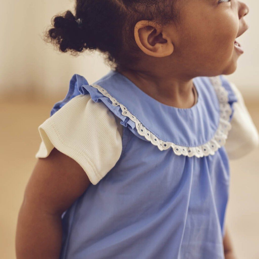 Cozy me rib frill s/s body