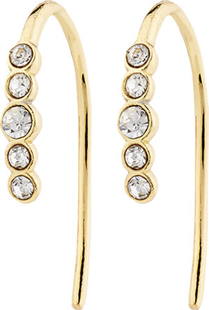 JENNI crystal earrings gold-plated