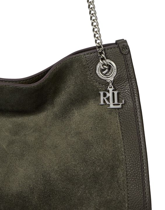 Suede & Leather Medium Bradley Tote Bag