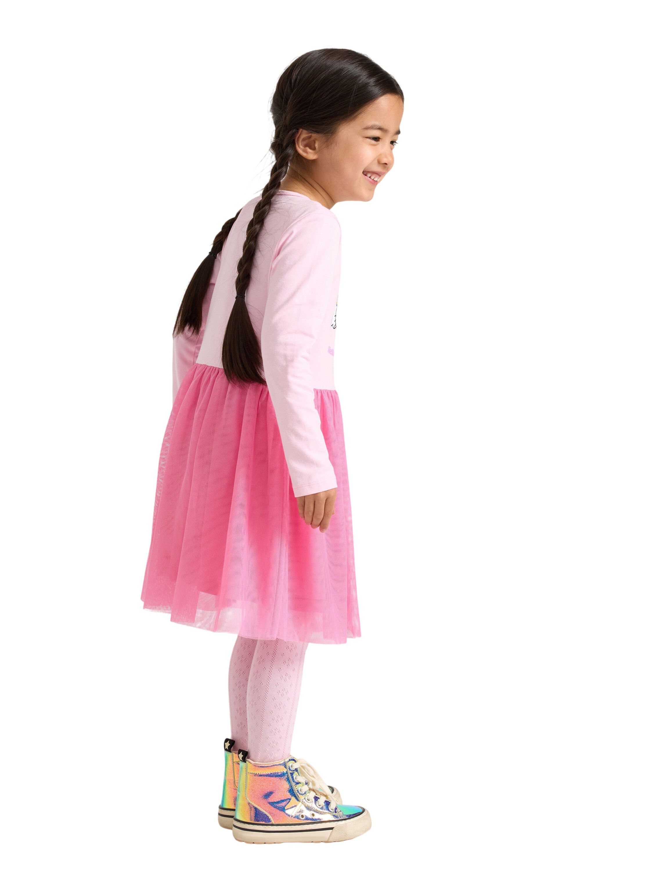 Long-sleeved dress with a Hello kit