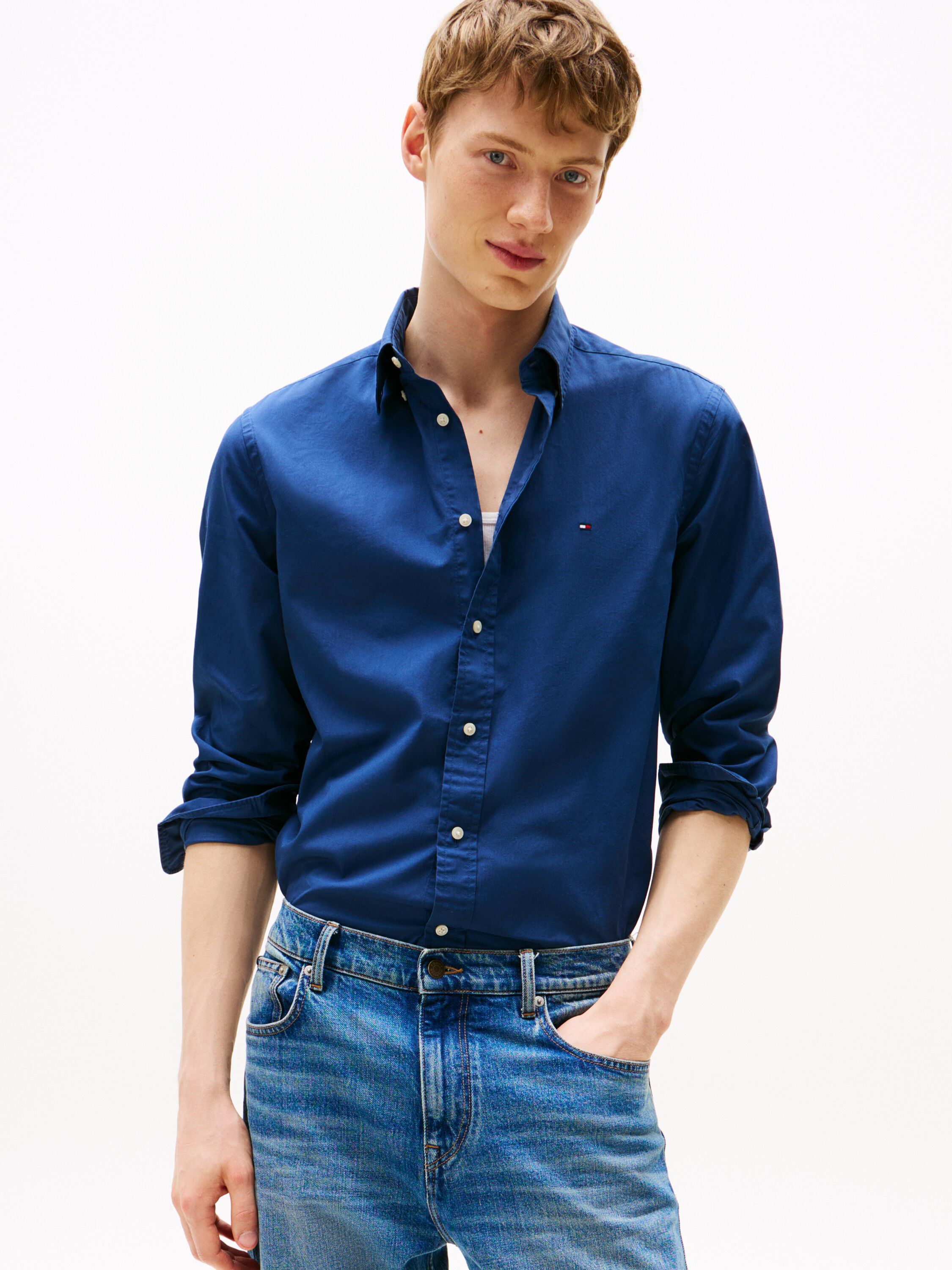 Regular Fit Flex Poplin Shirt