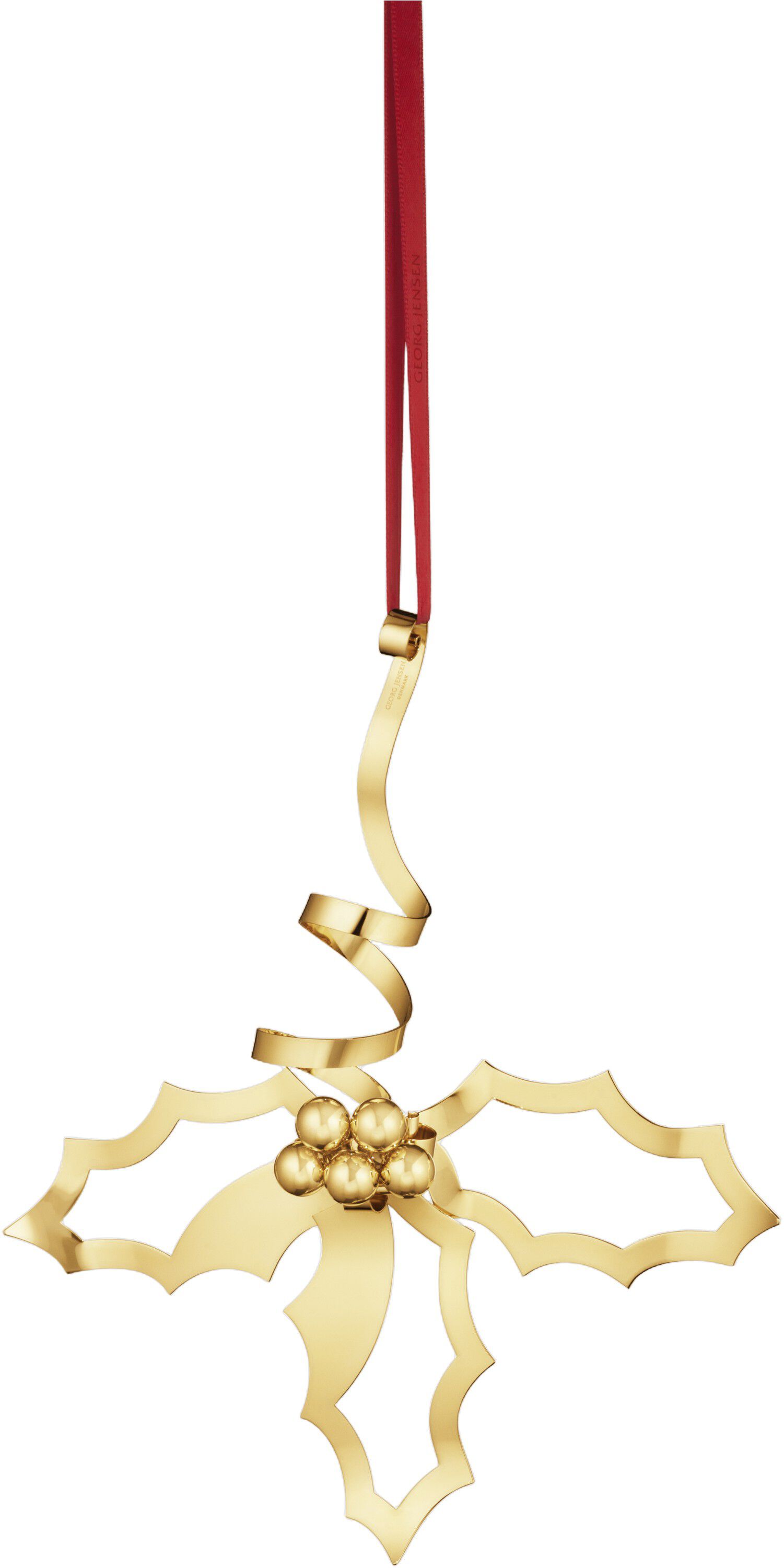 2026 juleornament mistelten 18 kt. guld