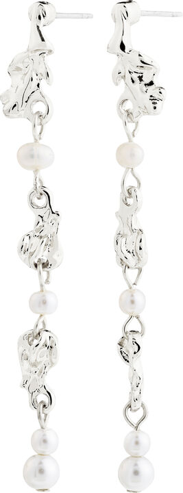 SLOAN pearl earrings silver-plated