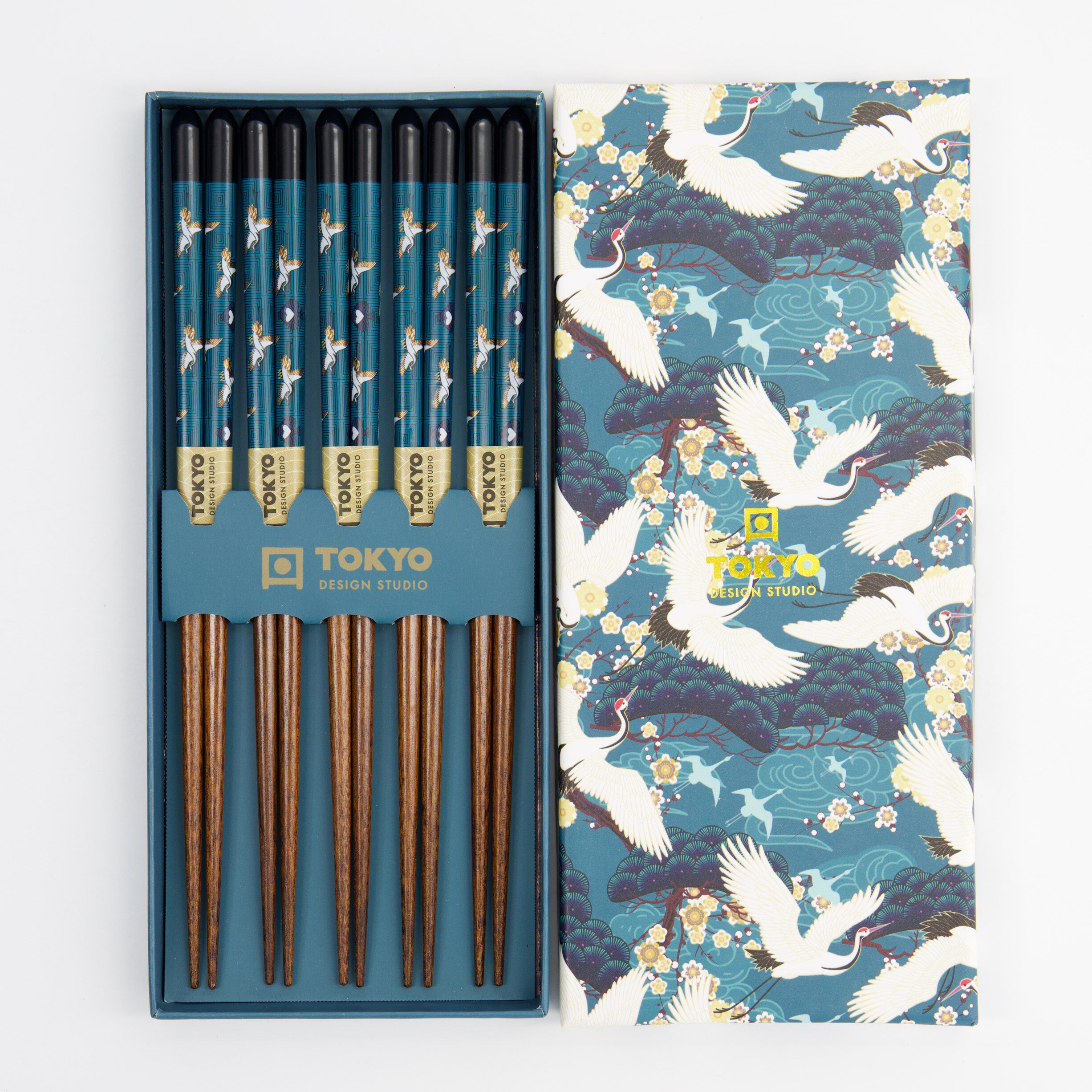 Chopstick Giftset/5 Crane 33702 1/100