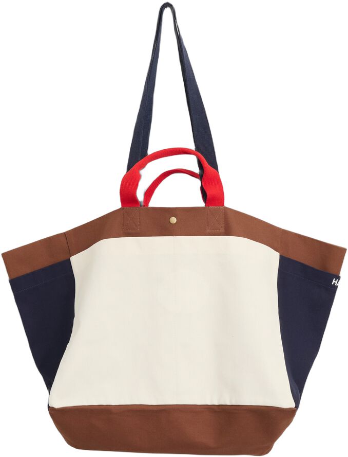 Weekend Bag (Organic)-Medium-Cream multi