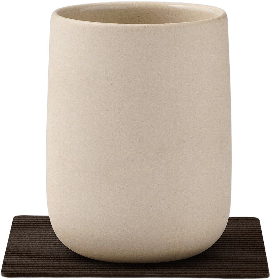 Glass Mat Square Corduroy Hazel