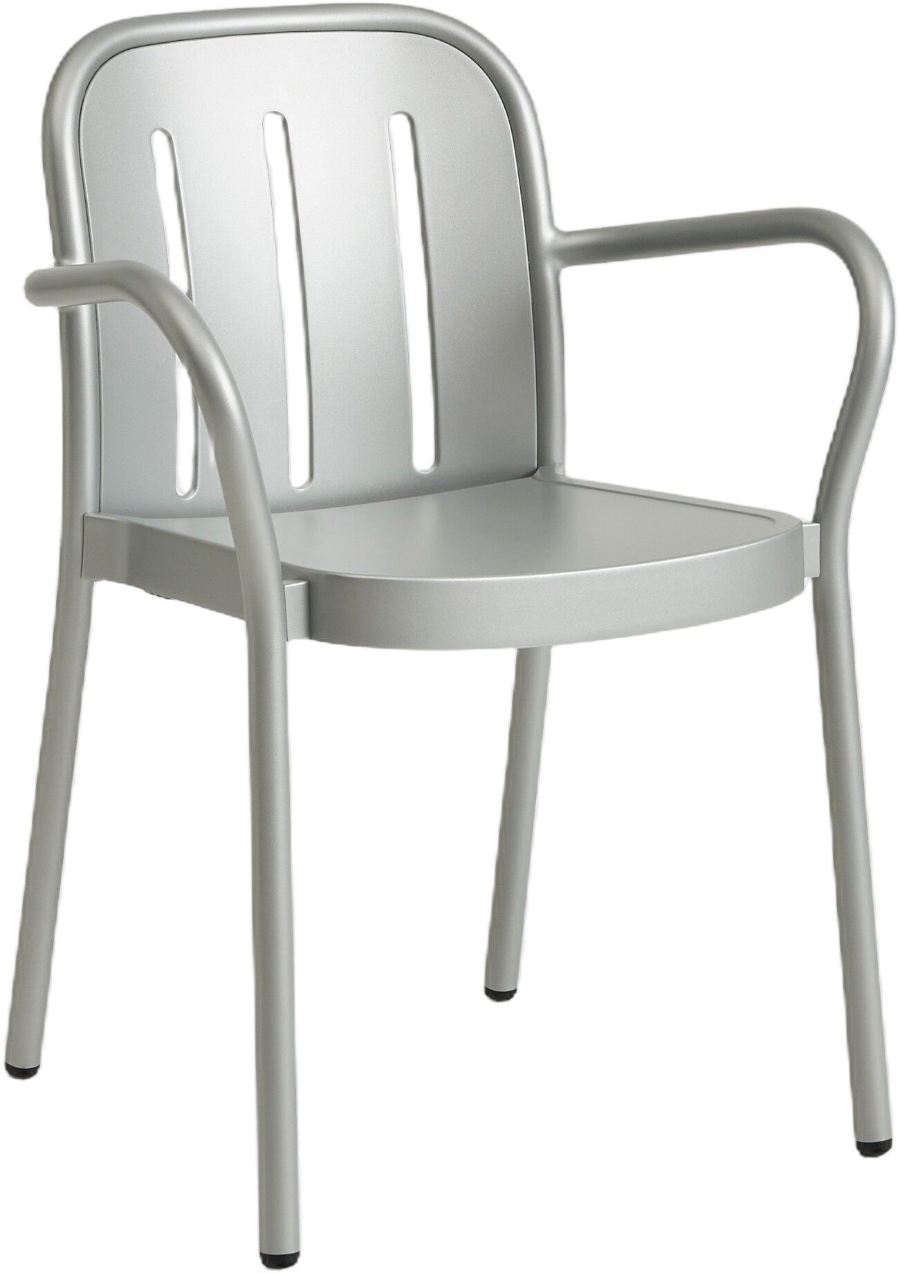 Deville Armchair-Silver grey powder