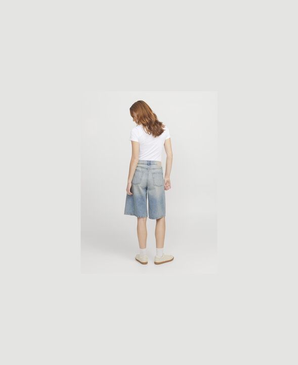 JXLAURA LONG MW DENIM SHORTS DNM SN