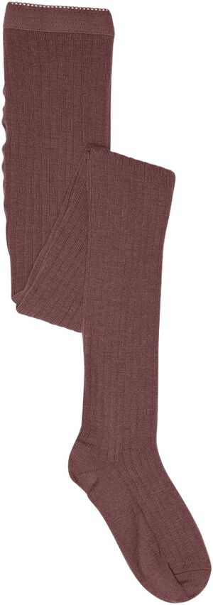 Wool rib tights